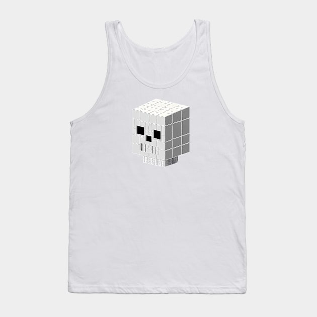 Cubic skull Tank Top by stkUA